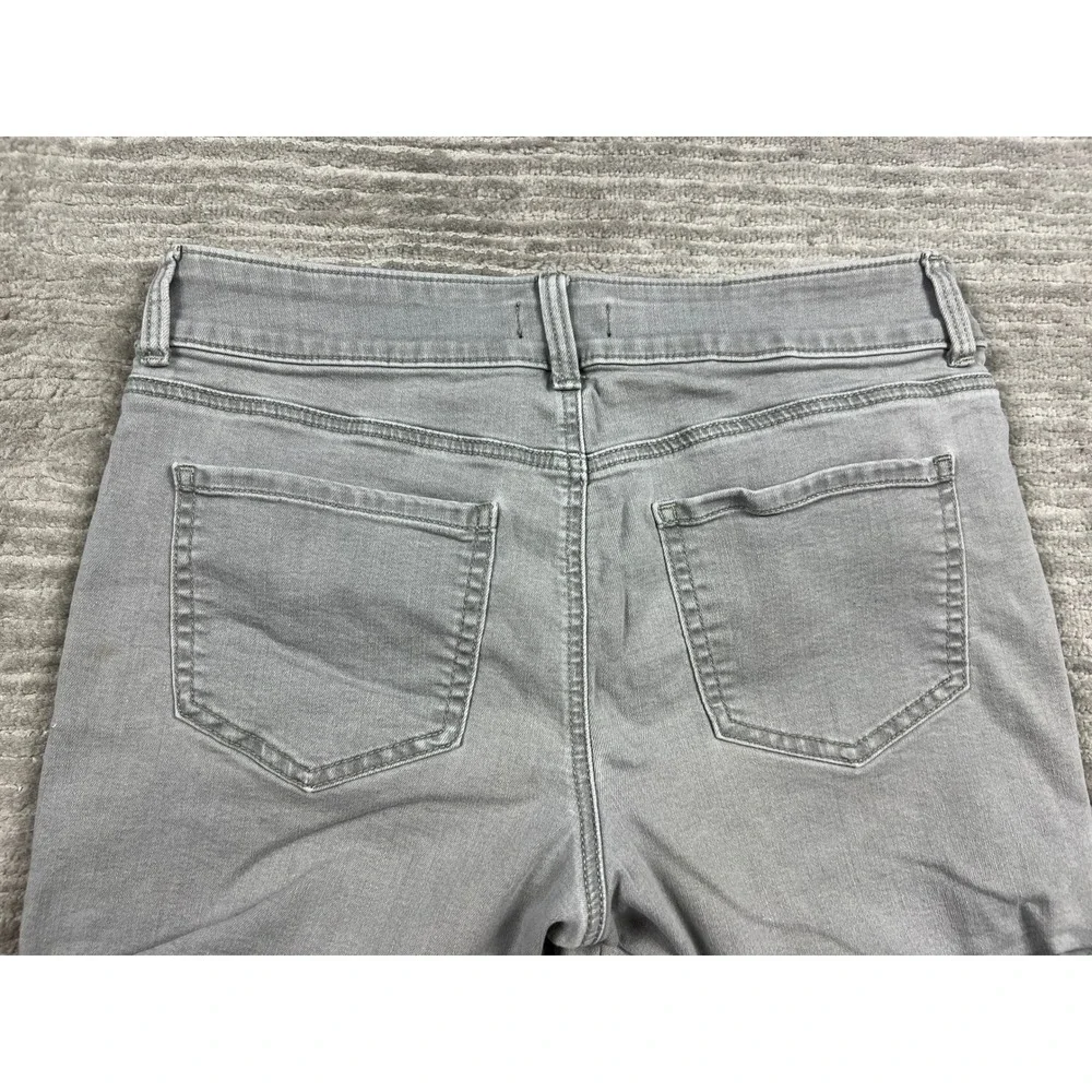NYDJ Denim Shorts Womens 6 Grey‎ Lift Tuck Technology Cuffed Casual 5-Pocket